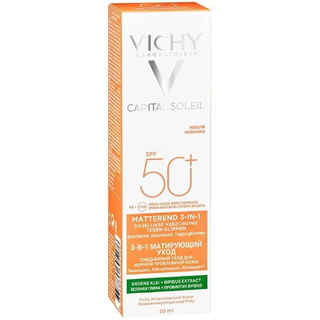 Vichy Capital Soleil Смущающий крем SPF50 50 мл: цены и характеристики
