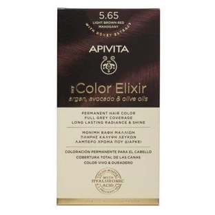 My Colour Elixir Эликсир Светло-коричневый красный махагон 5.65, 155 мл, Apivita