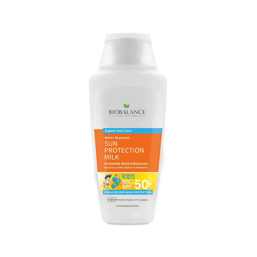 Сонцезахисне молочко для дітей SPF 50+, дуже високий захист UVA та UVB, Bio Balance, 150 мл, Biocart: ціни та характеристики