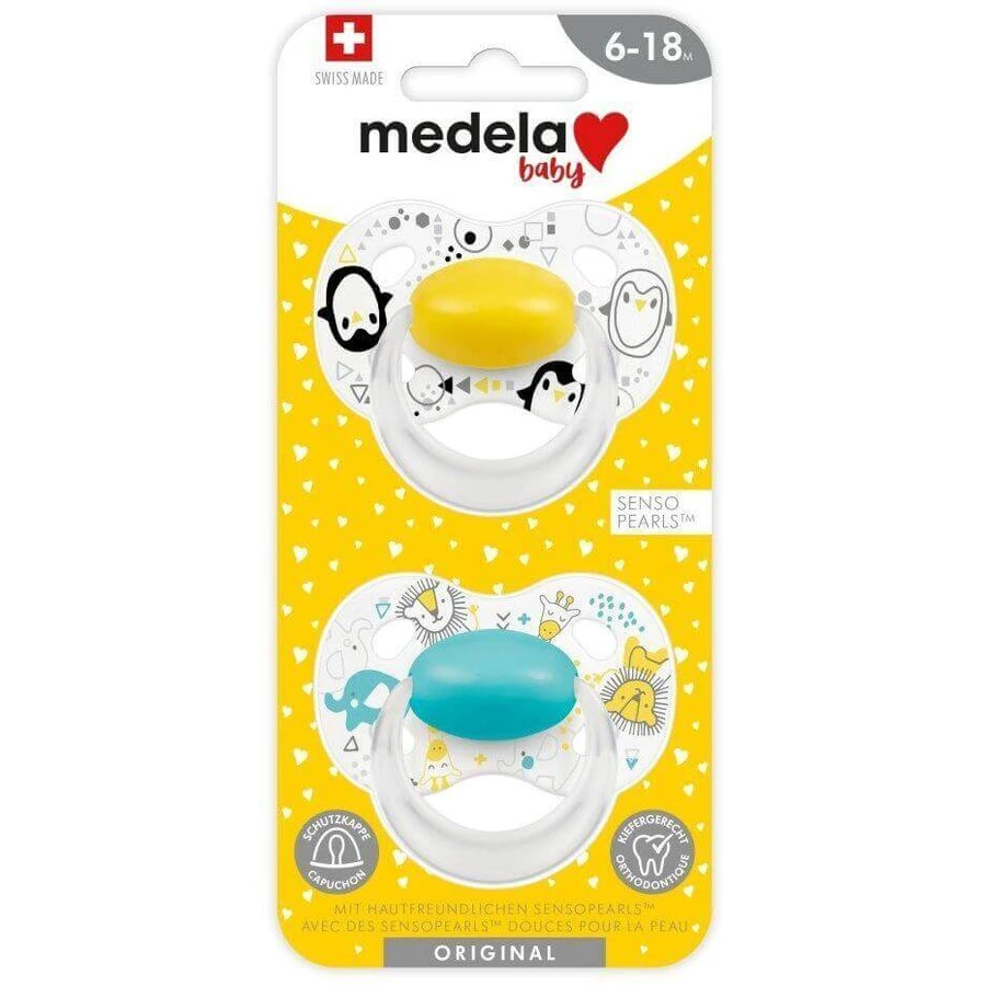 Пустушка Medela Унісекс 6-18м 2 шт: ціни та характеристики