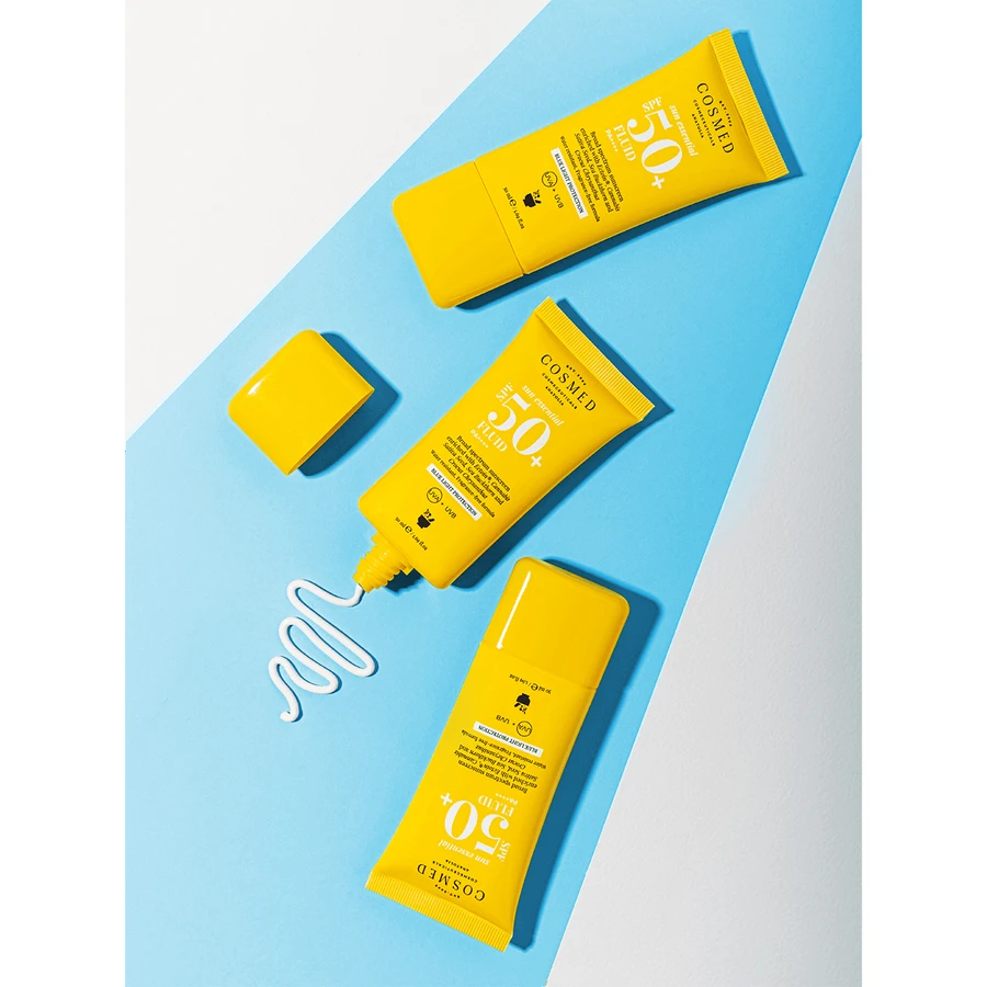 Cosmed Sun Essential, солнцезащитный флюид, SPF 50, 50 мл: цены и характеристики