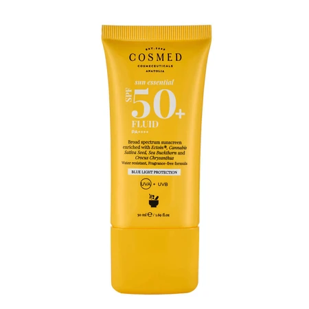 Cosmed Sun Essential, солнцезащитный флюид, SPF 50, 50 мл: цены и характеристики