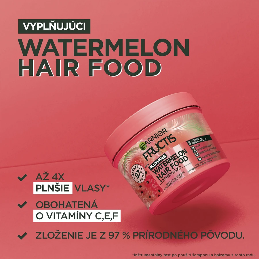 Garnier Fructis Hair Food Арбузная маска для волос, 400 мл: цены и характеристики