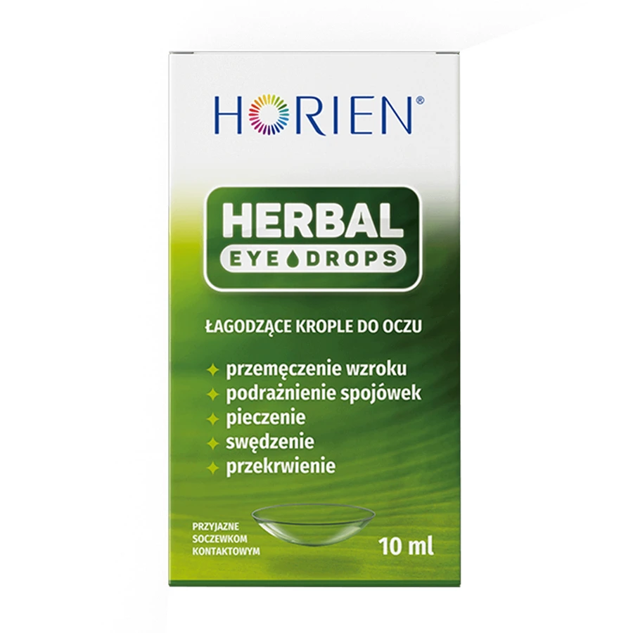 Horien Herbal Eye Drops, краплі для очей від старіння, 10 мл ЗАБРУДНЕНА УПАКОВКА: ціни та характеристики