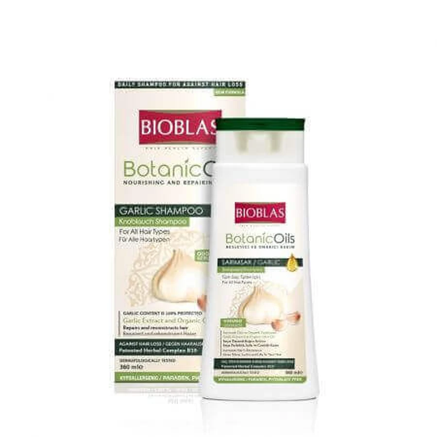 Шампунь для волос Bioblas Botanics Oils Garlic, восстанавливающий, 360 мл: цены и характеристики