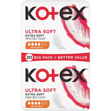 Kotex® Ultra SOFT Normal 20 шт.: цены и характеристики