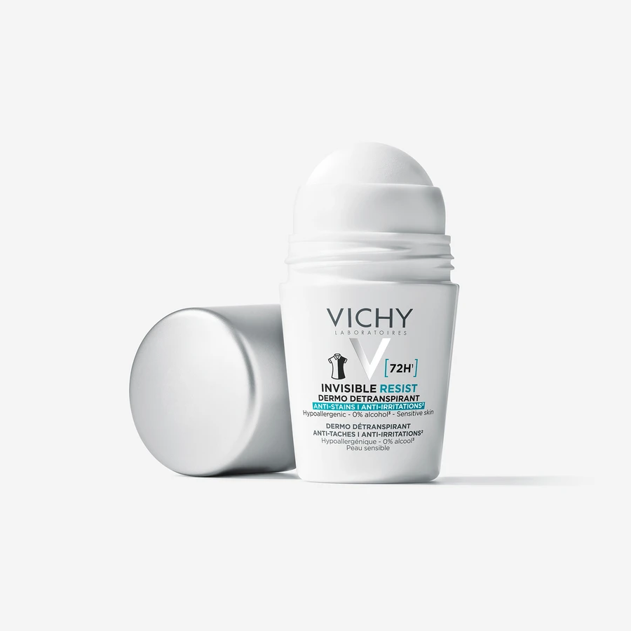 Vichy Deo Invisible Resist Антиперспирант против контрспирантов в ролл-оне, 50 мл: цены и характеристики