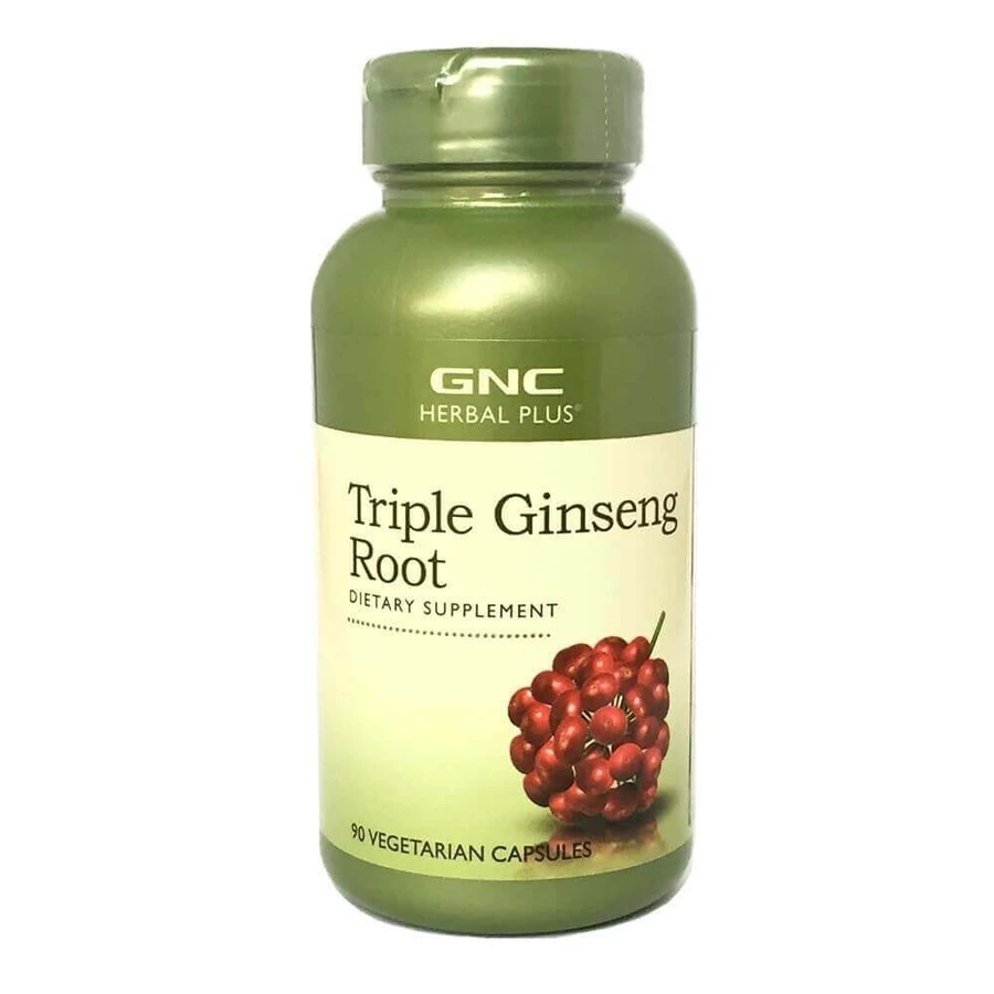 Ginseng Gold Rdcina Три види женьшеню (430812), 90 капсул, GNC: ціни та характеристики