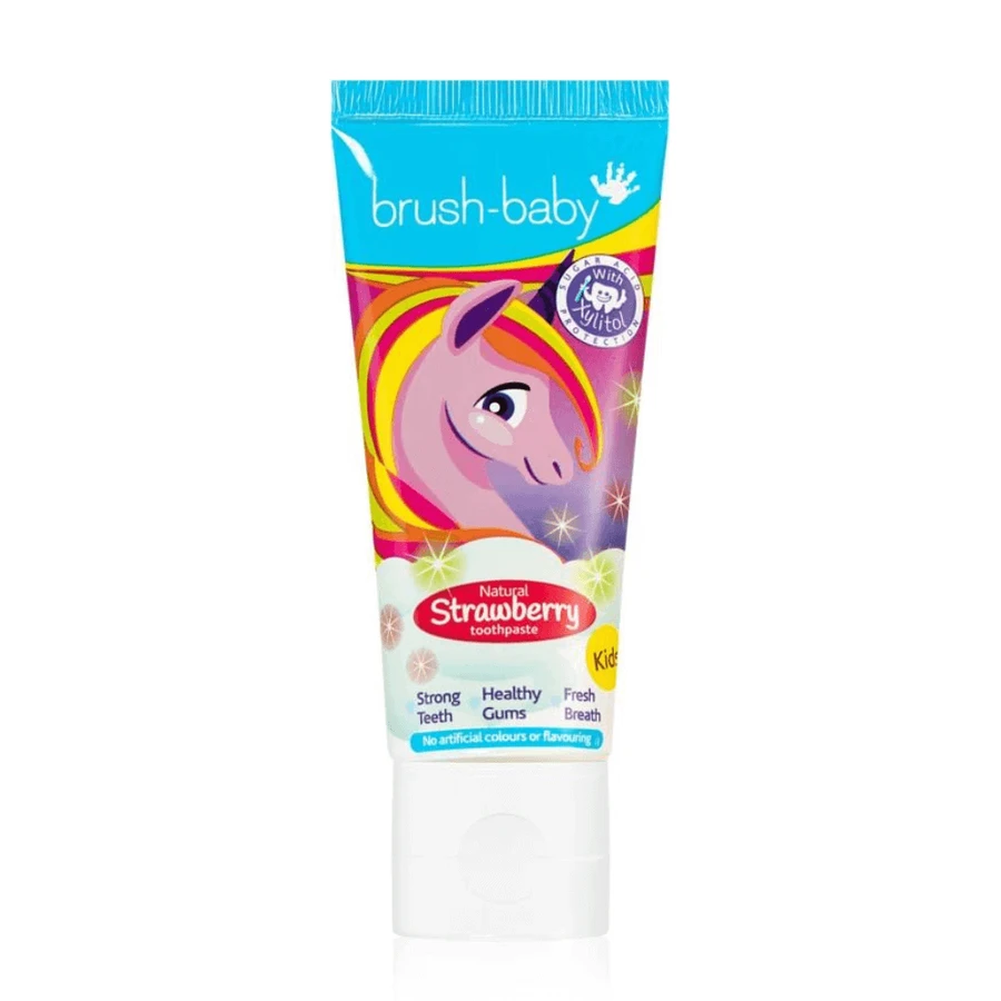 Зубна паста Brush Baby Unicorn Strawberry, 3 - 6 років, 50 мл: ціни та характеристики