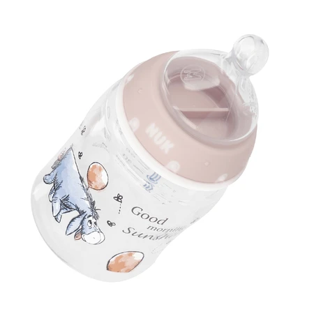 NUK First Choice+, пляшечка з силіконовою соскою M, Osioek, рожева, 0-6 місяців, 150 мл: ціни та характеристики