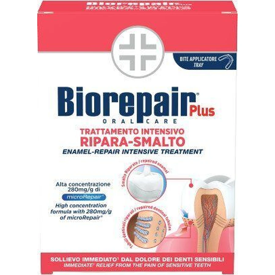 Biorepair Інтенсивний догляд для емалі + аплікатор, 50 мл: ціни та характеристики