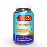 Желе Justins Ashwagandha + Vitamin D, 30 штук, Justin Pharma