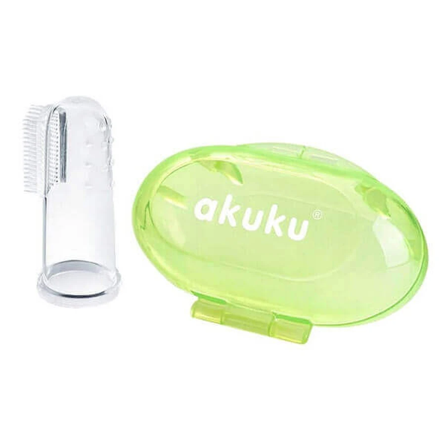AKUKU, силиконовая кисточка для пальцев, зеленая, A0264, 1 шт.: цены и характеристики
