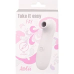 Lola Games Перезаряжаемый вакуумно-волновой стимулятор Take It Easy Fay White: цены и характеристики