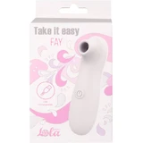 Lola Games Акумуляторний стимулятор вакуумних хвиль Take It Easy Fay White
