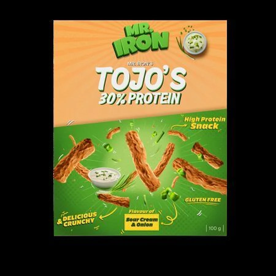 Белковые слойки со сливками и луком Tojos, 100 г, Mister Iron: цены и характеристики