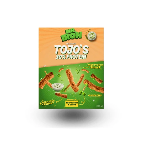 Белковые слойки со сливками и луком Tojos, 100 г, Mister Iron: цены и характеристики