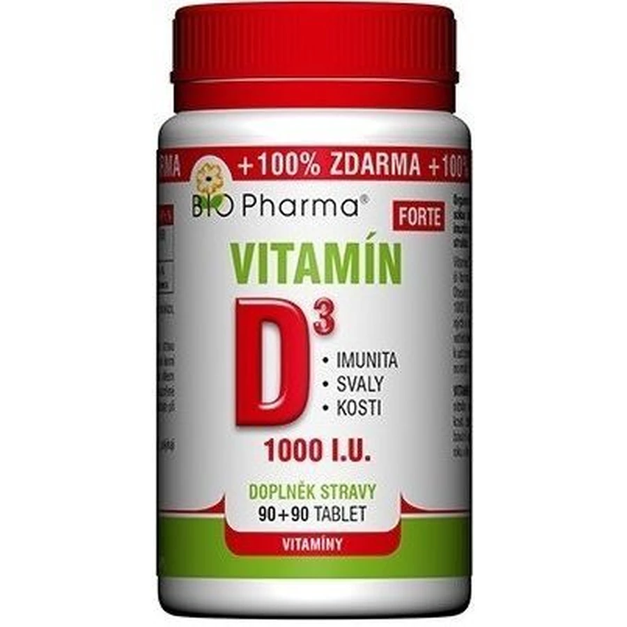 Bio Pharma Витамин D3 FORTE 180 таблеток: цены и характеристики