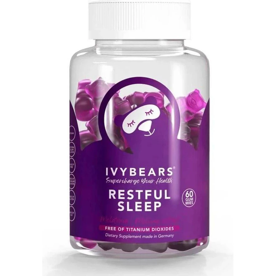 Ivy Bears Restful витамины для липкого сна 60 шт 1×60 шт: цены и характеристики