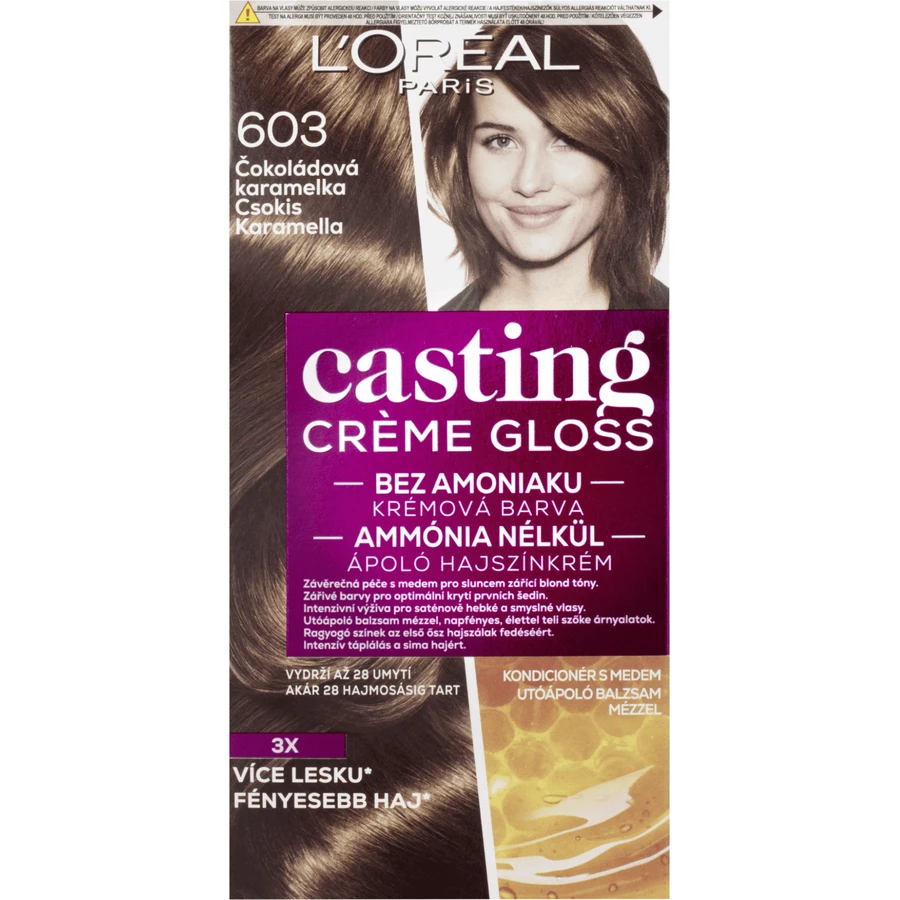 L'Oréal Paris Крем-фарба для волосся з ефектом блиску 603 Шоколадна карамель від L'Oréal Paris: ціни та характеристики