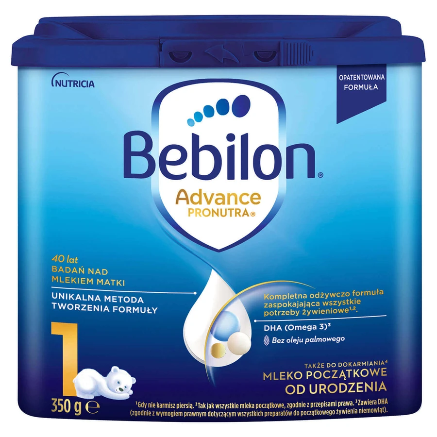 Дитяча суміш Bebilon 1 Advance Pronutra для немовлят від народження 350 г: ціни та характеристики