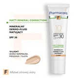 Pharmaceris F Matt-Mineral-Correction, мінеральний матуючий дермо-флюїд, 10 Light, SPF 30, 30 мл