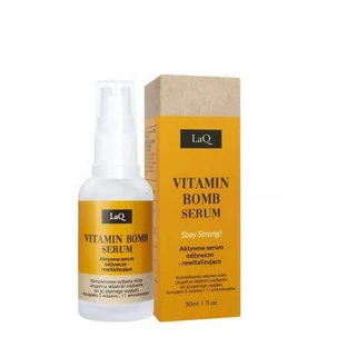 Живильна та відновлювальна сироватка для обличчя Vitamin Bomb (№5), 30 мл, LaQ