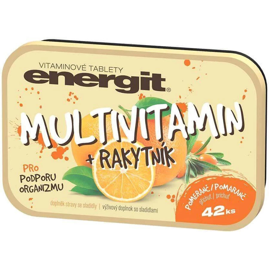 Мультивитамины Energit со вкусом апельсина 42 таблетки: цены и характеристики