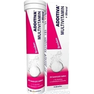 ADDITIVA Мультивітамін + Мінерал, Персик 1×20 табл. дієтична добавка