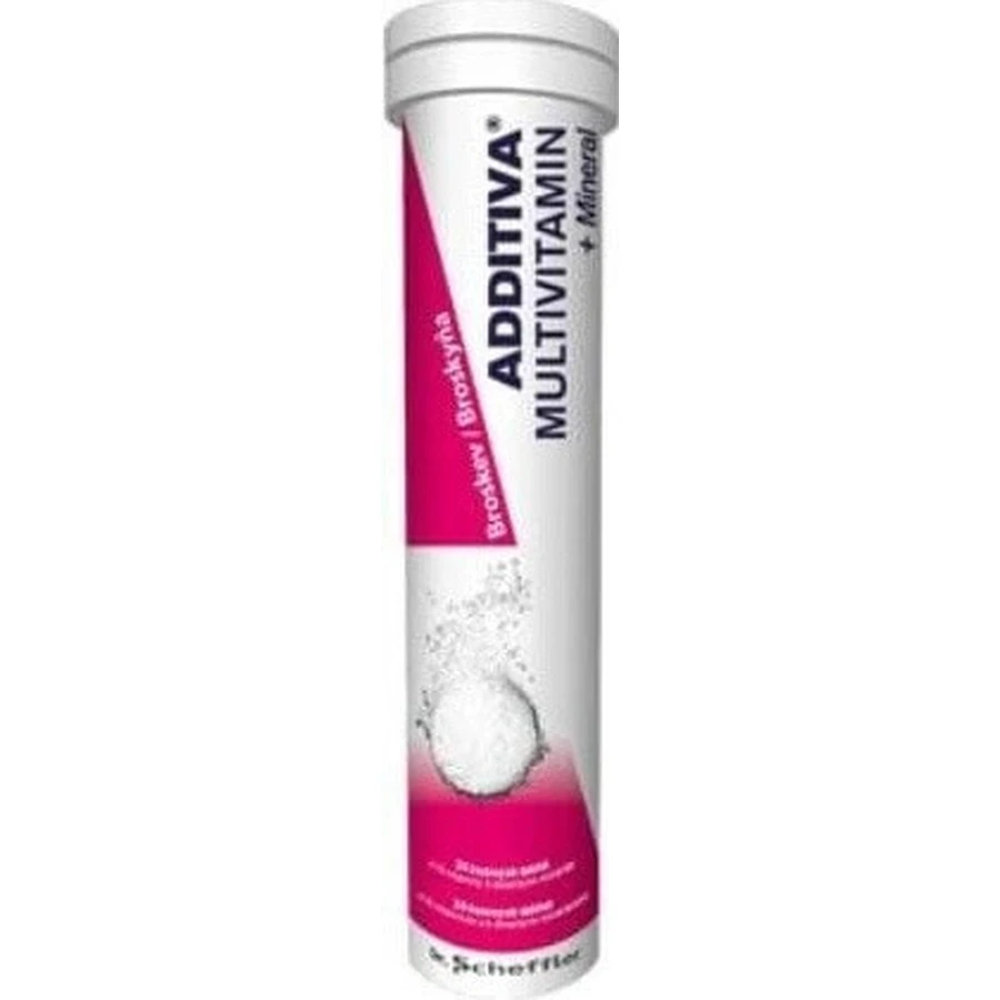 ADDITIVA Мультивітамін + Мінерал, Персик 1×20 табл. дієтична добавка: ціни та характеристики