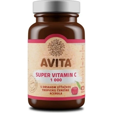 AVITA SUPER VITAMIN C 1000 мг 1×60 капс, пищевая добавка: цены и характеристики