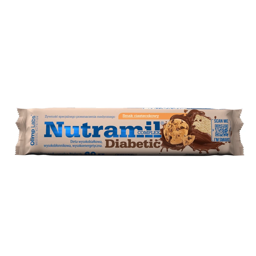 Olimp Nutramil Complex Diabetic, батончик зі смаком печива, 60 г: ціни та характеристики