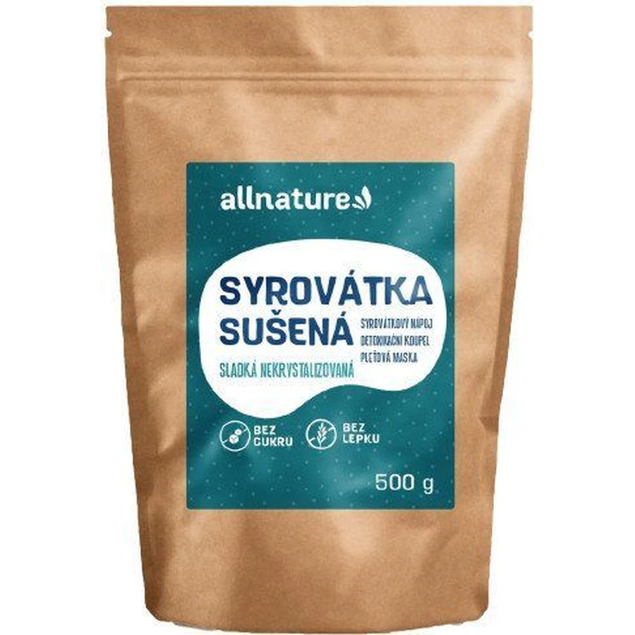 Allnature Сира сироватка 500 г: ціни та характеристики
