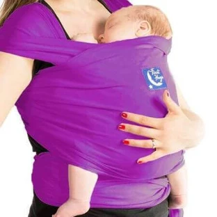 Еластична система для носіння дитини Wrap, фіолетова, First Hug