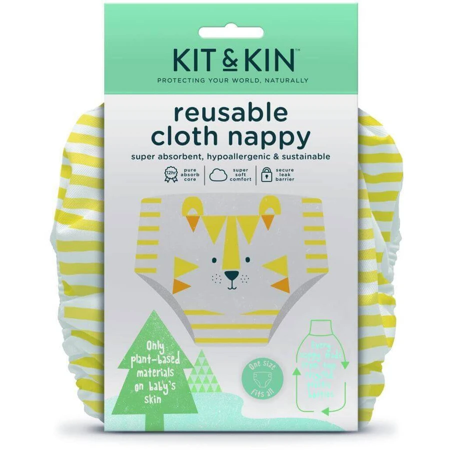 Тканевые подгузники Kit & Kin Tiger: цены и характеристики