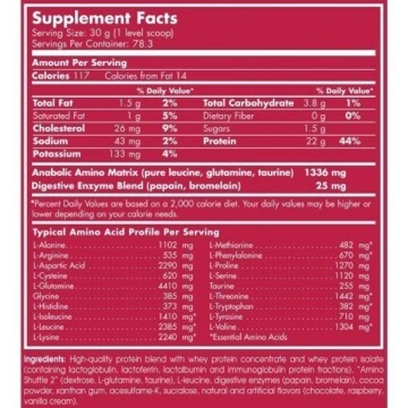 100% Whey Protein Professional Scitec Nutrition зі смаком ванілі, 2350 г: ціни та характеристики