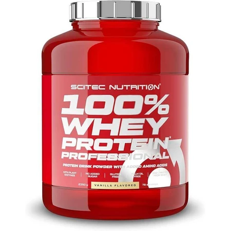 100% Whey Protein Professional Scitec Nutrition зі смаком ванілі, 2350 г: ціни та характеристики
