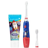 KidzSonic Набор зубных щеток KidzSonic Rocket + черничная зубная паста, детская щетка