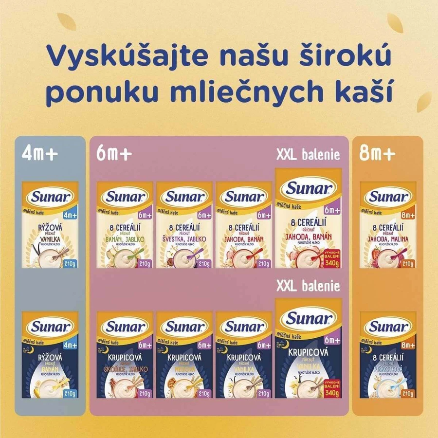 Сунар млієна каа рьо ваніль 210 г: ціни та характеристики