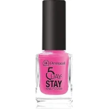 Лак для нігтів Dermacol Long Lasting Nail Lacquer 5 Days Stay №35 Pink ride 1×11 мл, лак для нігтів