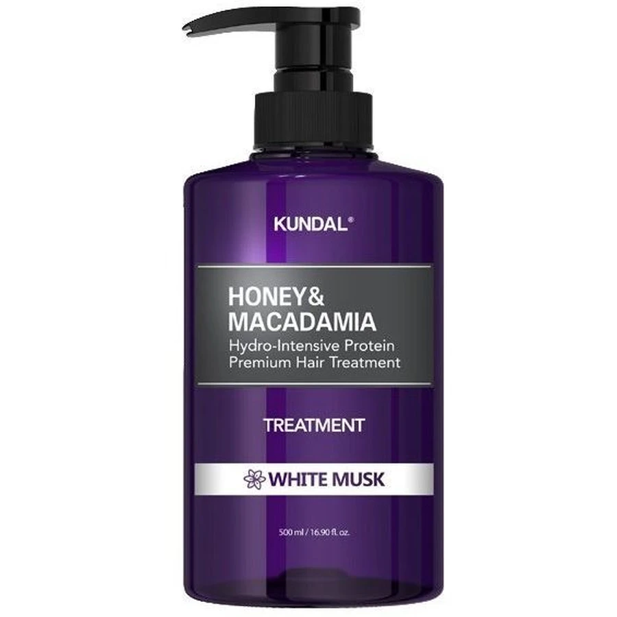 Kundal Honey&Macadamia Treatment - гідроінтенсивний протеїновий догляд для волосся White Musk 500 мл: ціни та характеристики