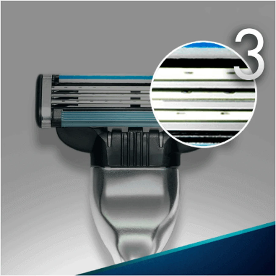 Бритва Gillette Mach3 + 2 головки: ціни та характеристики