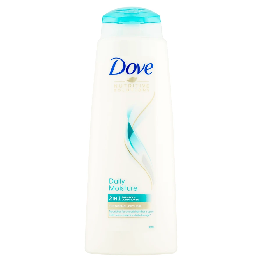 Dove, Nutritive Solutions Daily Moisture, шампунь и кондиционер 2-в-1, для нормальных волос, 400 мл: цены и характеристики