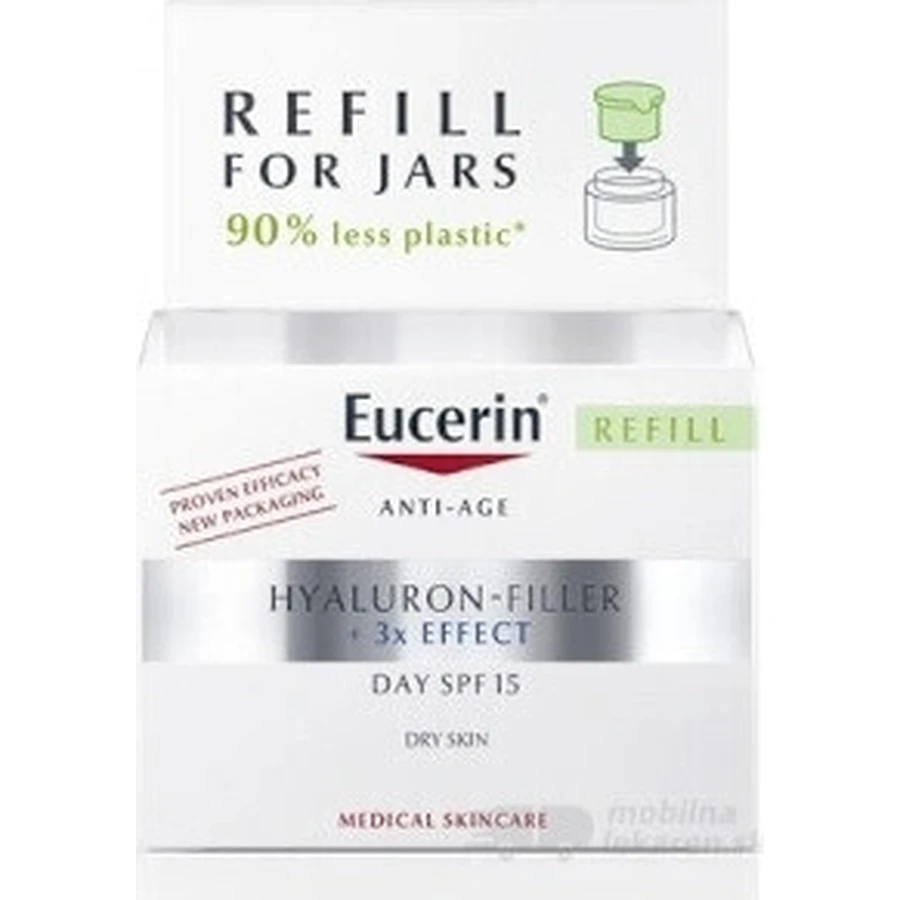 Eucerin HYALURON-FILLER+3xEFFECT Дневной крем REFILL 1×50 мл: цены и характеристики