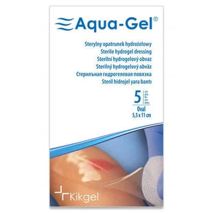 Aqua-Gel, стерильна гідрогелева пов'язка, 5,5 см х 11 см, 1 шт.