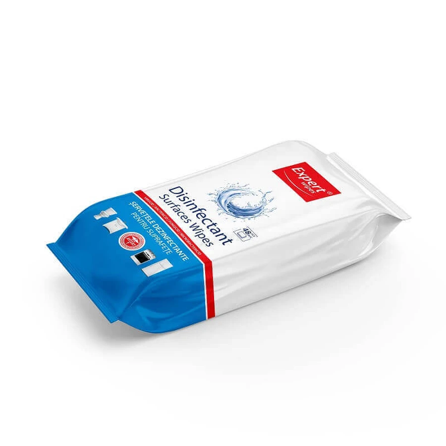 Вологі серветки для дезінфекції поверхонь, 48 шт, Expert Wipes: ціни та характеристики