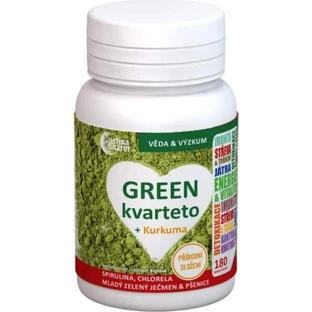 Astina GREEN Quartet + Turmeric 1×180 табл, пищевая добавка