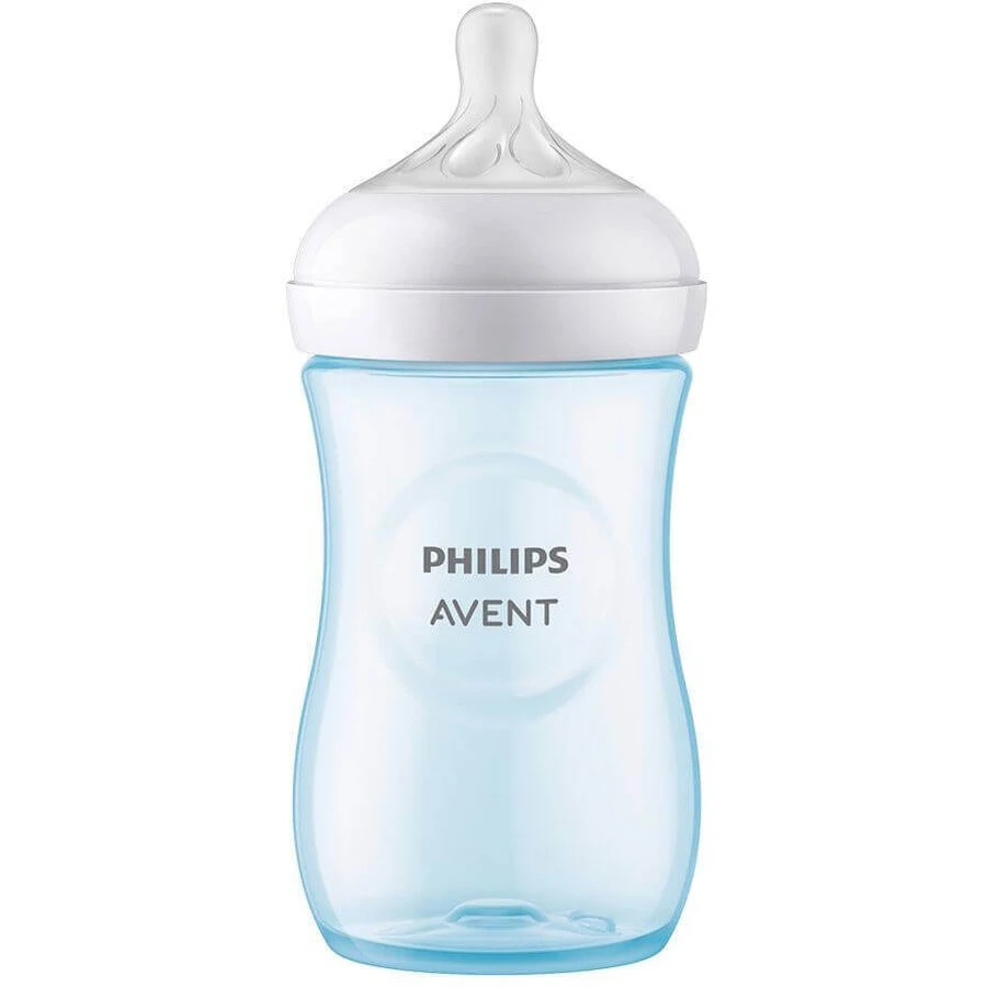 Пляшечка Philips Avent Natural Response 260 мл, 1м+, синя: ціни та характеристики