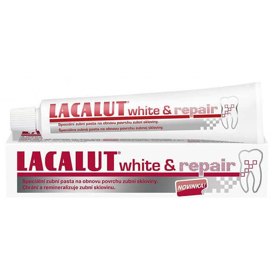 Lacalut White amp; Repair зубная паста 75 мл: цены и характеристики