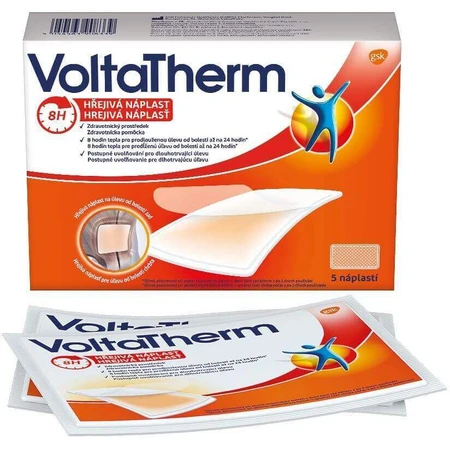 Согревающий пластырь VoltaTherm для снятия боли в спине 5 шт: цены и характеристики